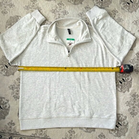 Sweaters - XL LAZYPANTS Women's French Terry Quarter Zip Sweatshirt